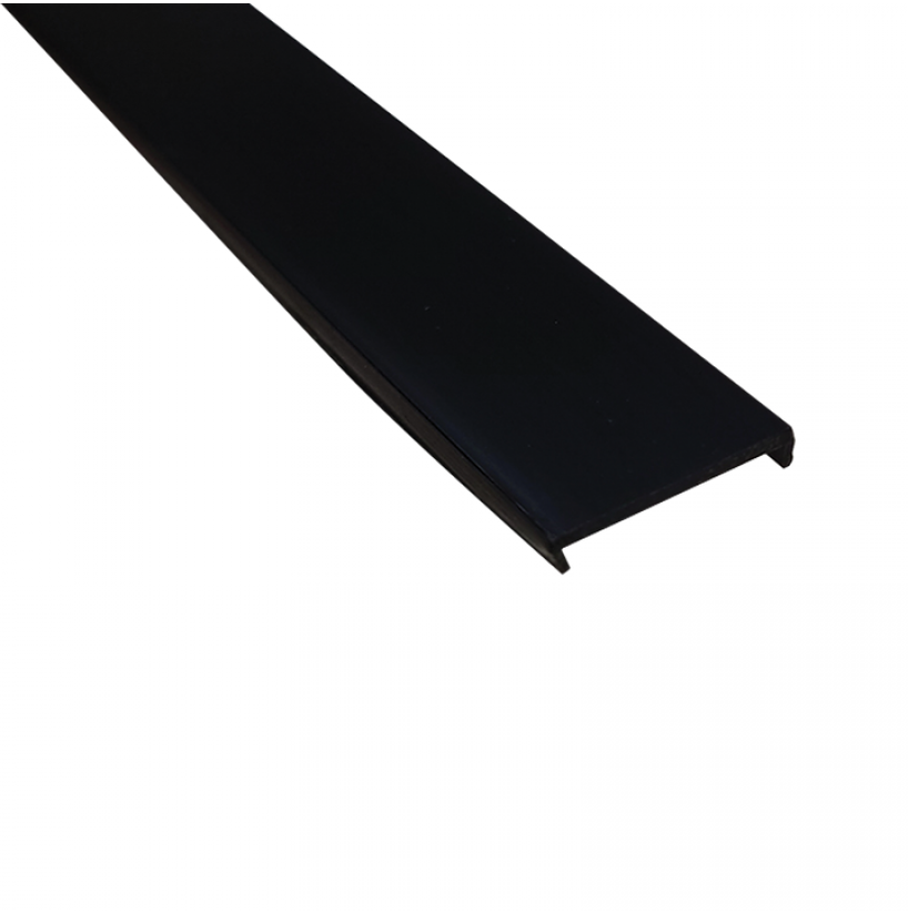 Magnetinės sistemos ZAMBELIS MAGNETIC ULTRA SLIM bėgelių dangtelis, juodas, 3m, 23125