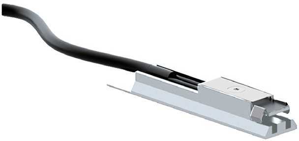 Magnetinio bėgelio VIOKEF SLIM MAGNETIC užbaigimas su užmaitinimu, baltas, 48V, 02/1104