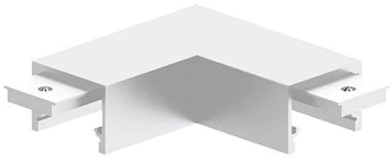 Magnetinio bėgelio VIOKEF SLIM MAGNETIC paviršinis horizontalus sujungimas, baltas, 48V, 02/1115