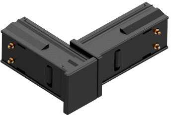 Magnetinio bėgelio ZAMBELIS MINI kampinis elektrinis sujungimas, juodas, 22258