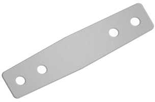 Magnetinio bėgelio ZAMBELIS tiesus mechaninis sujungimas, juodas, 2097-B