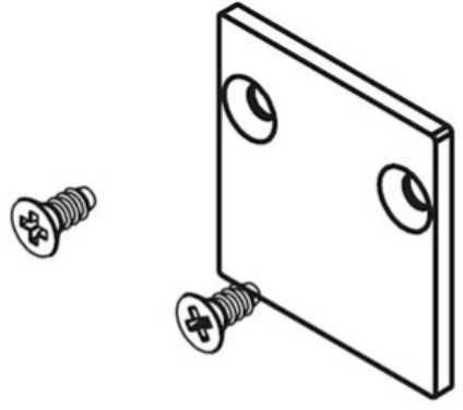 Magnetinių bėgelių 48V SHORT užbaigimo elementas, baltas