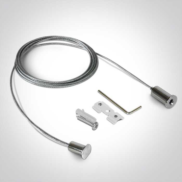 Magnetinių sistemų bėgelio MINI/MIDI pakabinimo rinkinys, baltas, 42026A/W