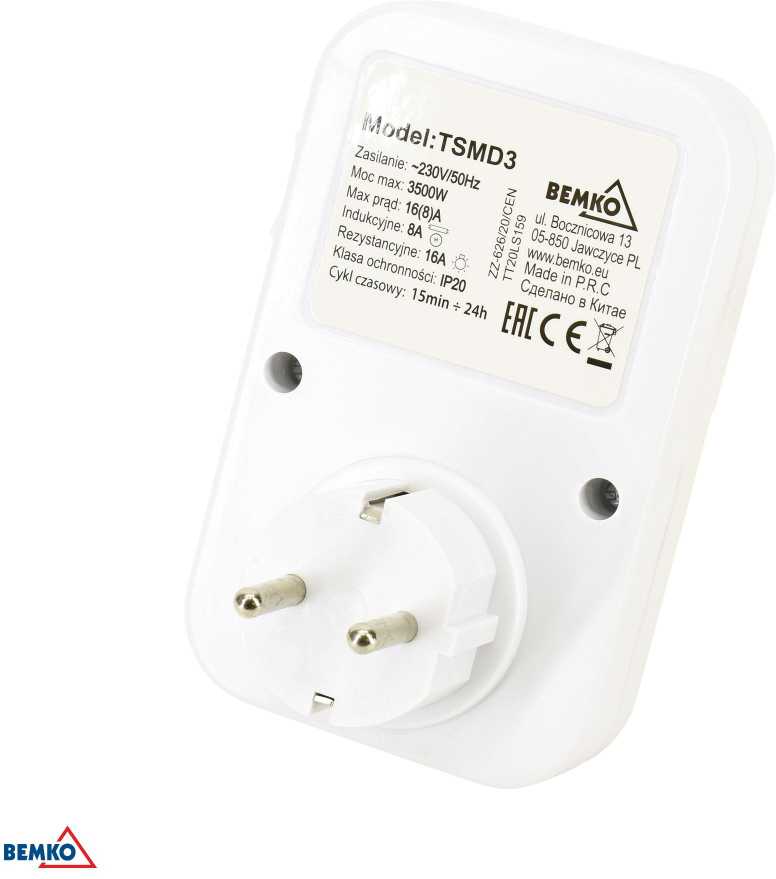 Bemko Mechaninis laikmatis 24H SCHUKO