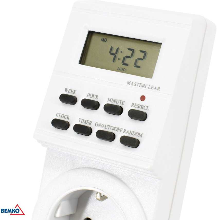 Bemko Mechaninis laikmatis 7D SCHUKO