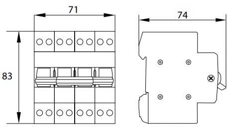 Schelinger Modulinis perjungiklis I-0-II 4P 63A