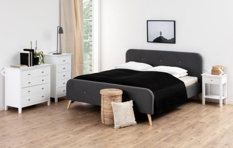 Home4You Naktinis staliukas LINNEA, baltas