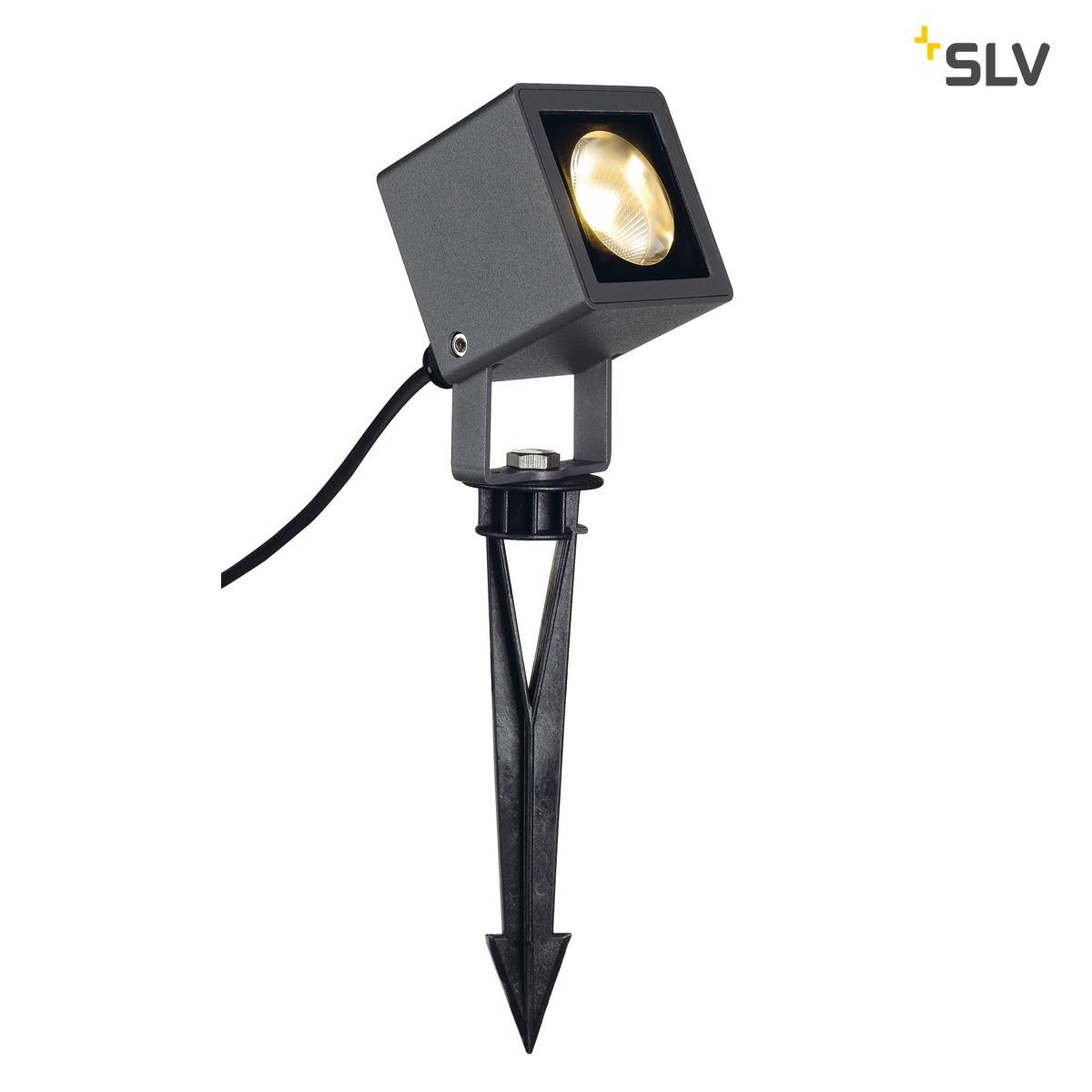 NAUTILUS kvadratinis LED akcentinis šviestuvas , kvadratinis, antracito spalvos, 8,5W COB LED, 3000K