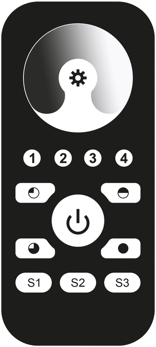 Nuotolinio valdymo pultas, RF/WIFI LED, XCONTROL001