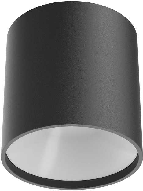 Lubinis šviestuvas 14,5W LED paviršinis šviestuvas HERA, matinės juodos/baltos sp., 3000K, dimeriuojamas, 01-3680