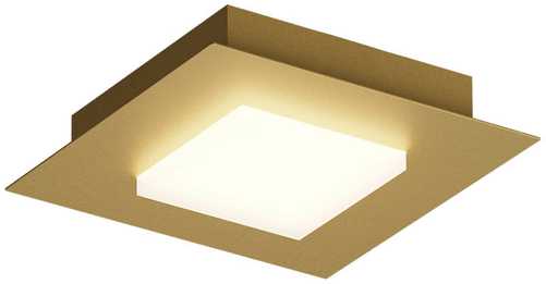 Lubinis šviestuvas 16W LED paviršinis šviestuvas TATAMI, matinės aukso sp., 3000/4000/6500K