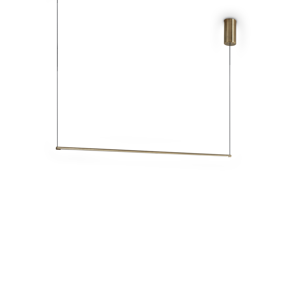 Pakabinamas šviestuvas 19W LED pakabinamas linijinis šviestuvas ESSENCE, žalvario sp., 3000K, 371795
