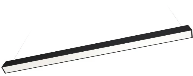Pakabinamas šviestuvas 20/30/40W LED paviršinis/pakabinamas linijinis šviestuvas KOLINE K2 PROFESSIONAL, juodas, 3000/4000/6500K