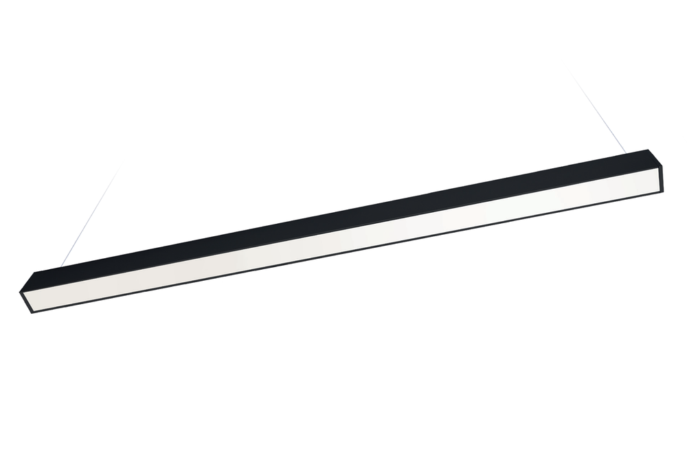 Pakabinamas šviestuvas 20W LED paviršinis/pakabinamas linijinis šviestuvas KOLINE K2 PROFESSIONAL, juodas, 3000/4000/6500K