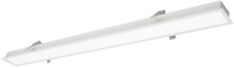 22W LED linijinis įleidžiamas šviestuvas STATION ULTRA, baltas, 3000K, 86cm, 3911-03086-3-W-N