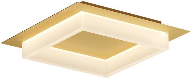 Lubinis šviestuvas 28W LED paviršinis šviestuvas PERIMETRO, matinės aukso sp., 3000/4000/6500K