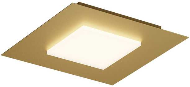 Lubinis šviestuvas 28W LED paviršinis šviestuvas TATAMI, matinės aukso sp., 3000/4000/6500K