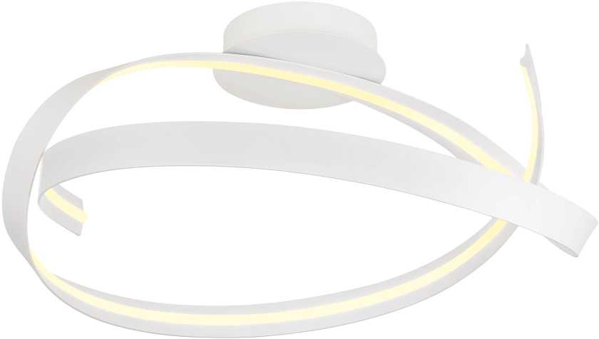 Lubinis šviestuvas 34W LED paviršinis šviestuvas IMPULS, baltas, 3000K, dimeriuojamas, 01-3612