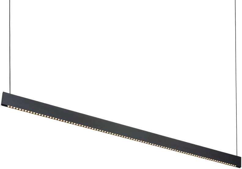 Pakabinamas šviestuvas 35W LED pakabinamas linijinis šviestuvas STEEL, juodas, 3000K, šviečia į viršų ir į apačią, 348384