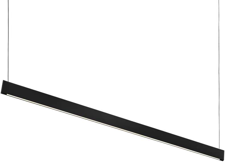 Pakabinamas šviestuvas 35W LED pakabinamas linijinis šviestuvas STEEL, juodas, 3000K, šviečia į viršų ir į apačią, 348391