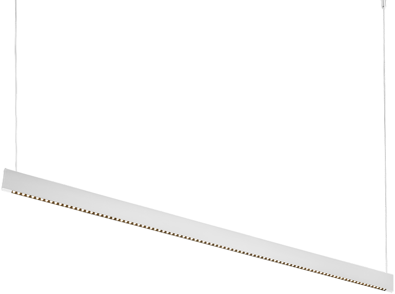Pakabinamas šviestuvas 35W LED pakabinamas linijinis šviestuvas STEEL, baltas, 3000K, šviečia į viršų ir į apačią, 348414