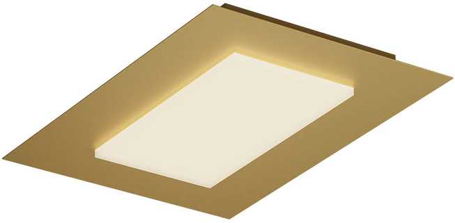 Lubinis šviestuvas 36W LED paviršinis šviestuvas TATAMI, matinės aukso sp., 3000/4000/6500K