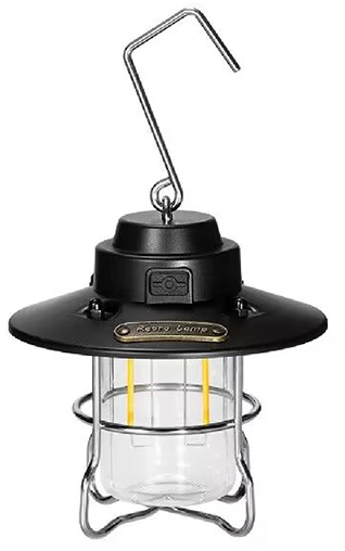 Pakabinamas šviestuvas 3W LED pakabinamas/mobilus įkraunamas šviestuvas, juodas, 3000-6000K, dimeriuojamas, IP44