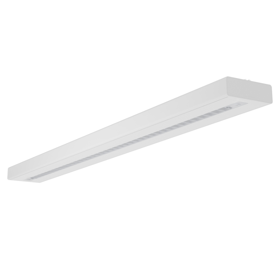 Pakabinamas šviestuvas 40/34/30/25W LED linijinis šviestuvas LINEAR INDIVILED DIRECT 1200, baltas, 4000K, 90°, su judesio/šviesos davikliu, DALI2
