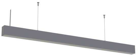 Pakabinamas šviestuvas 40W LED pakabinamas linijinis šviestuvas, sidabro sp., 6000K