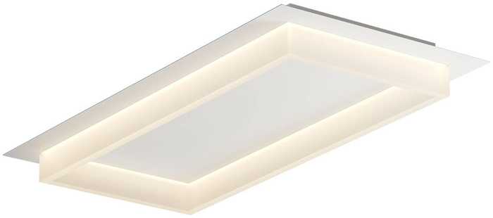 Lubinis šviestuvas 40W LED paviršinis šviestuvas PERIMETRO, baltas, 3000/4000/6500K