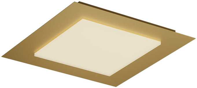 Lubinis šviestuvas 40W LED paviršinis šviestuvas TATAMI, matinės aukso sp., 3000/4000/6500K
