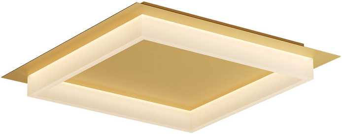 Lubinis šviestuvas 40W LED paviršinis šviestuvas PERIMETRO, matinės aukso sp., 3000/4000/6500K