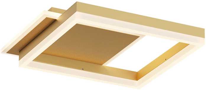 Lubinis šviestuvas 40W LED paviršinis šviestuvas SAMI, matinės aukso sp., 3000/4000/6000K