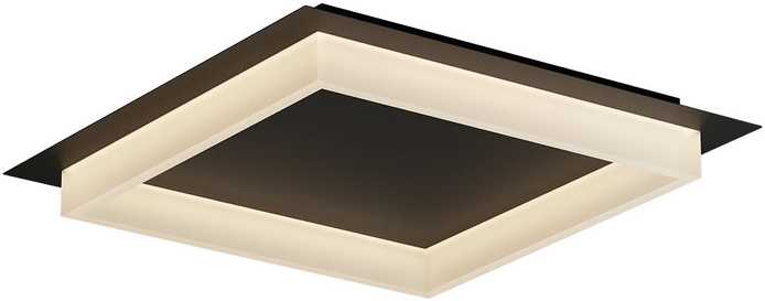 Lubinis šviestuvas 40W LED paviršinis šviestuvas PERIMETRO, juodas, 3000/4000/6500K