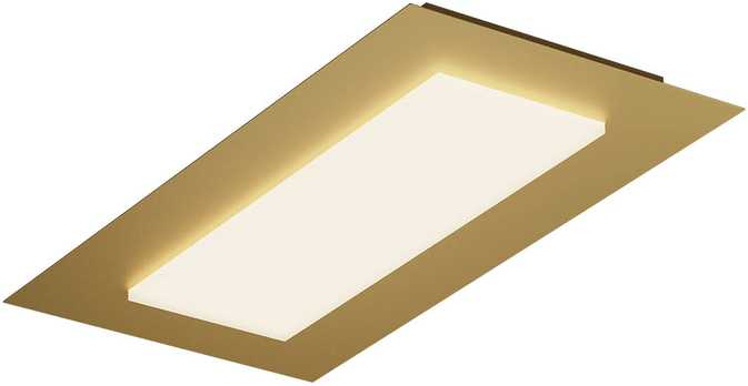 Lubinis šviestuvas 40W LED paviršinis šviestuvas TATAMI, matinės aukso sp., 3000/4000/6500K