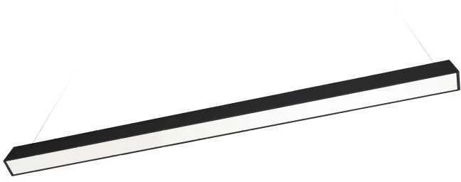Pakabinamas šviestuvas 40W LED paviršinis/pakabinamas linijinis šviestuvas KOLINE K2 PROFESSIONAL, juodas, 3000/4000/6500K