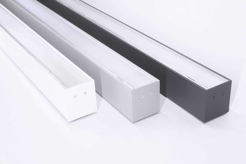42W LED linijinis šviestuvas QUALIS, juodas, 4000K, IP44, 224cm