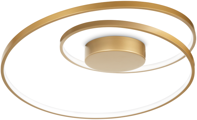47W LED lubinis šviestuvas OZ, žalvario sp., 2700K, 342306