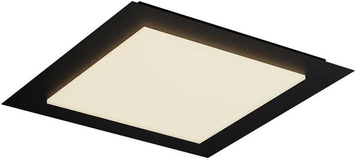 Lubinis šviestuvas 50W LED paviršinis šviestuvas TATAMI, juodas, 3000/4000/6500K