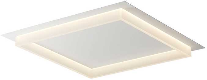 Lubinis šviestuvas 50W LED paviršinis šviestuvas PERIMETRO, baltas, 3000/4000/6500K