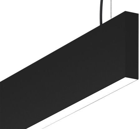 Pakabinamas šviestuvas 56W LED pakabinamas linijinis šviestuvas PROFILITE 35, juodas, 3000K, 1961mm