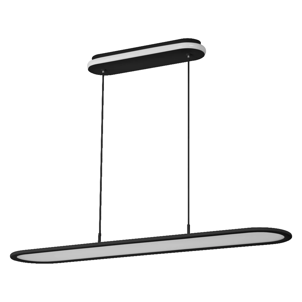 Pakabinamas šviestuvas 57W LED pakabinamas linijinis šviestuvas OFFICE LINE, juodas, 4000K, dimeriuojamas