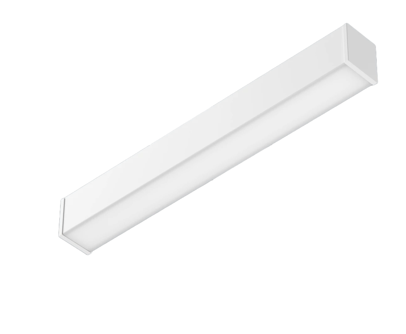 57W linijinis paviršinis šviestuvas X-LINE LED COMPACT, anoduoto aliuminio sp., 4000K, IP44