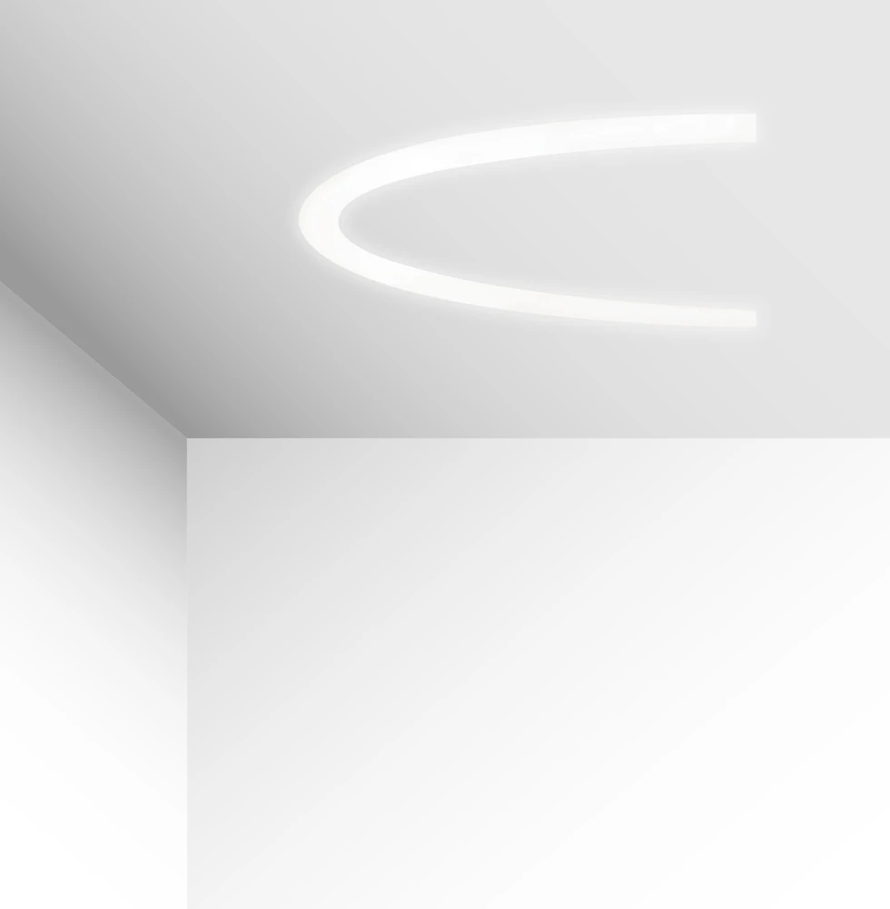 58W LED užglaistomas šviestuvas SEMI, baltas, 4000K, 1500mm, dimeriuojamas, 3918-0415-4-W-D4