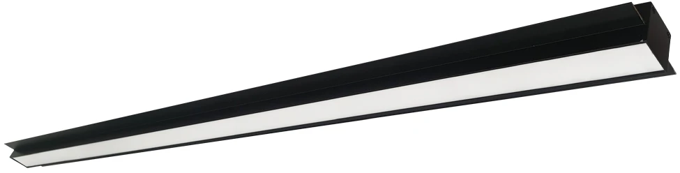 59W LED linijinis užglaistomas šviestuvas SASA, juodas, 3000K, 2260mm, DALI, 3917-04226-3-B-P-D3