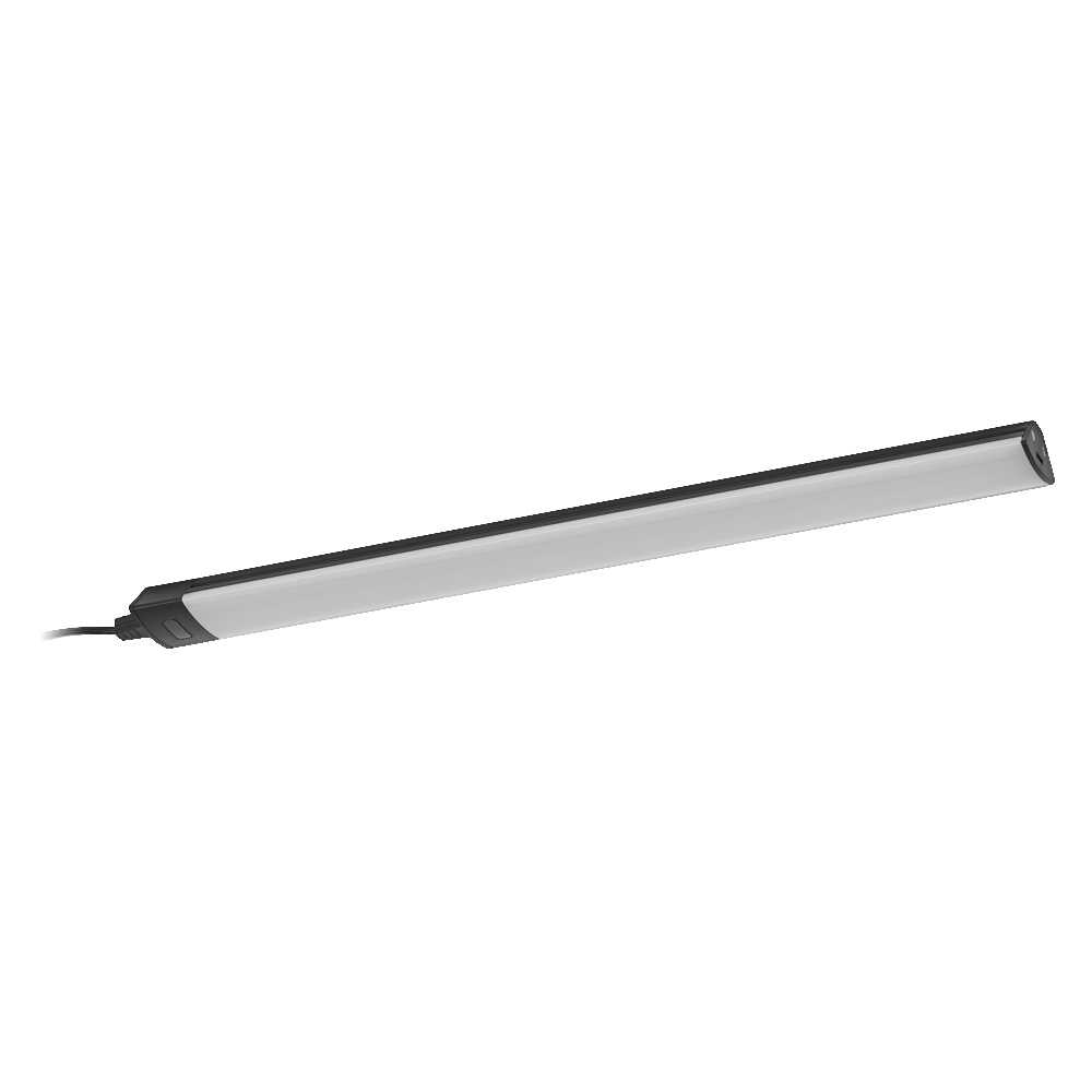 5W LED paviršinis linijinis šviestuvas LINEAR, juodas, 3000/4000/6500K, dimeriuojamas, su judesio davikliu
