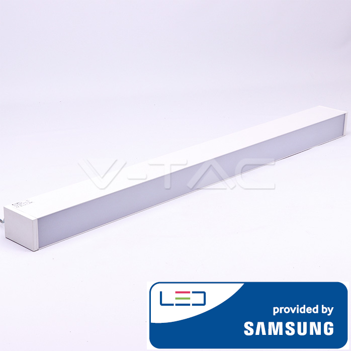 Pakabinamas šviestuvas 60W LED pakabinamas linijinis šviestuvas V-TAC, baltas, 4000K (natūraliai balta), SAMSUNG LED chip