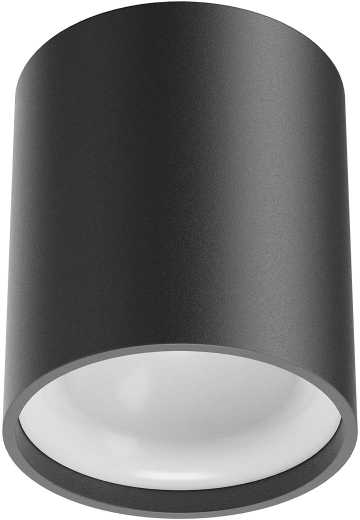 Lubinis šviestuvas 6,5W LED paviršinis šviestuvas HERA, matinės juodos/baltos sp., 2700K, dimeriuojamas, 01-4218