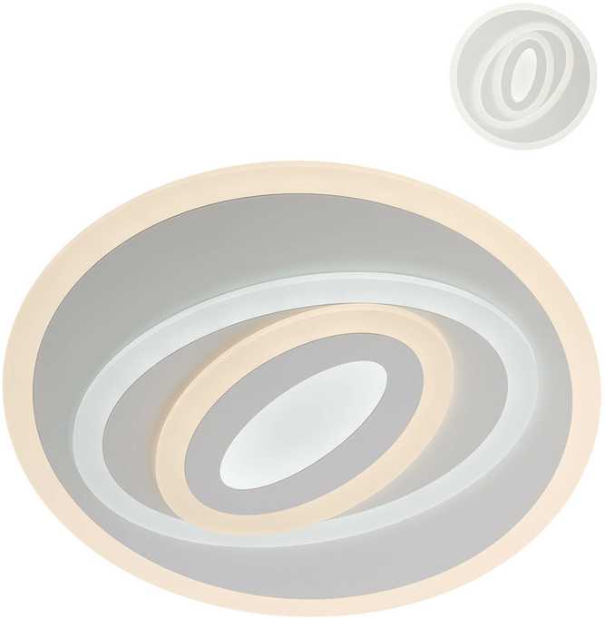 Lubinis šviestuvas 70W LED paviršinis šviestuvas STRATOS, baltas, 3000/6000K, dimeriuojamas