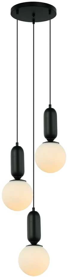 Italux Pakabinamas šviestuvas Aldeva PND-02340-3S-BK